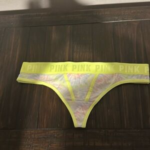 NWT PINK LARGE THONG